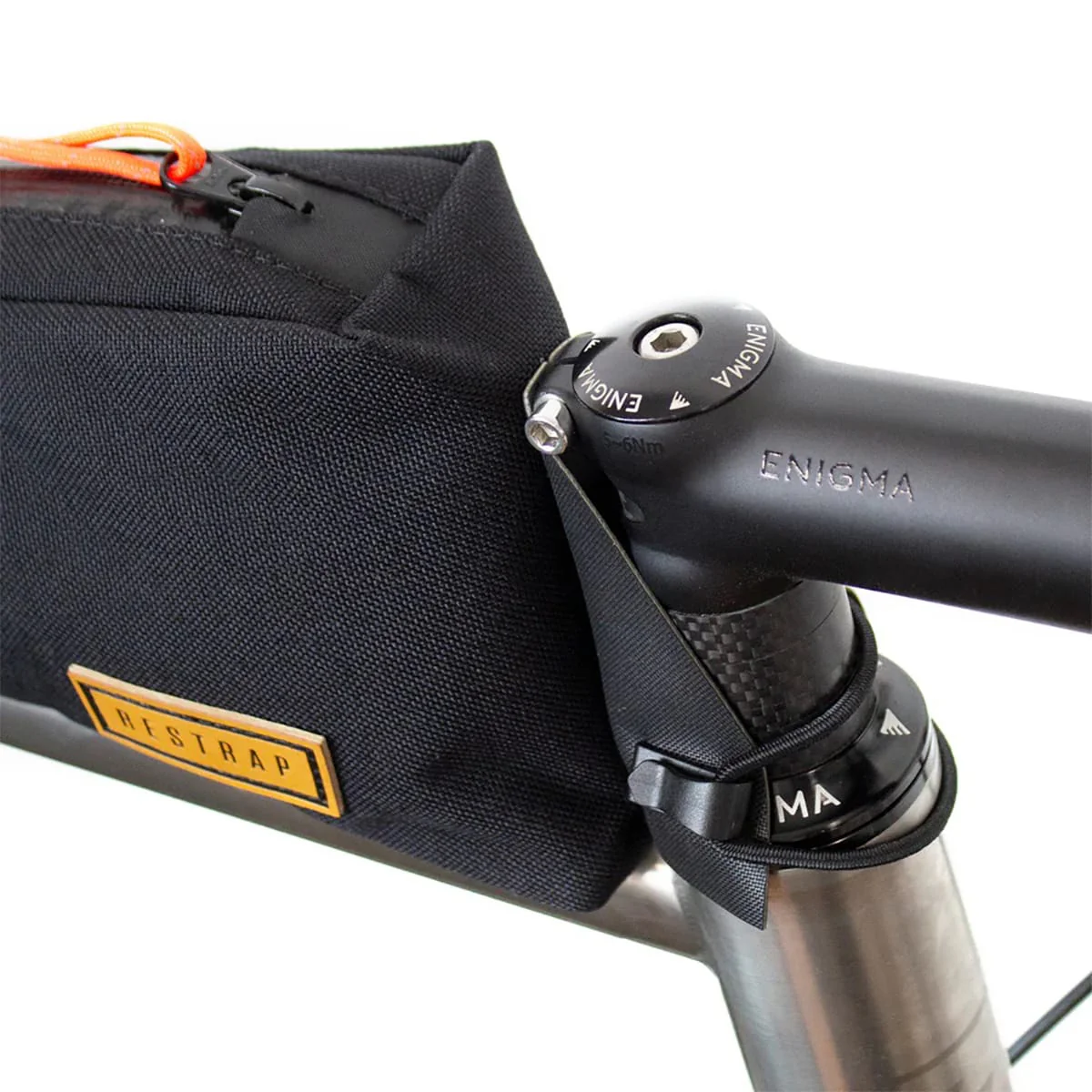 Przykręcana torba na ramę RESTRAP TOP TUBE BOLT 0.8L czarna - Image 5