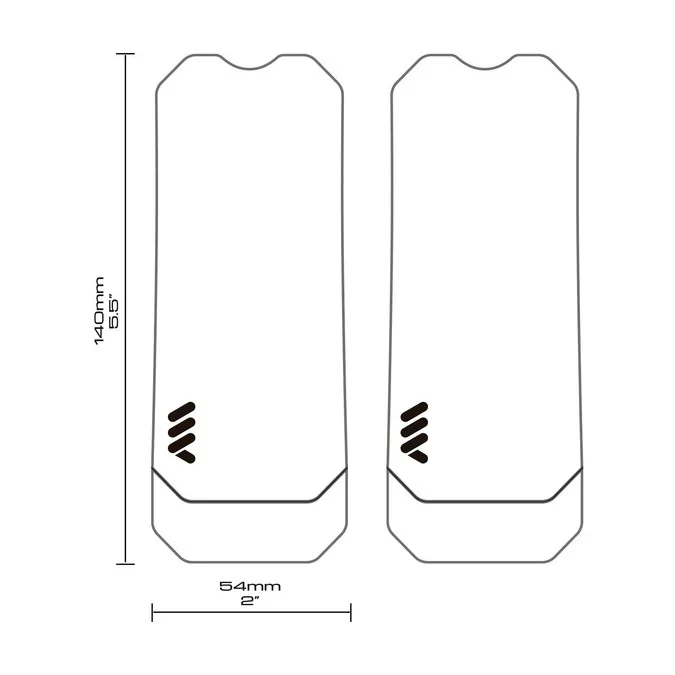 Ochraniacz mechanizmu korbowego ALL MOUNTAIN STYLE Adhesive Crankset Protector Black - Image 2