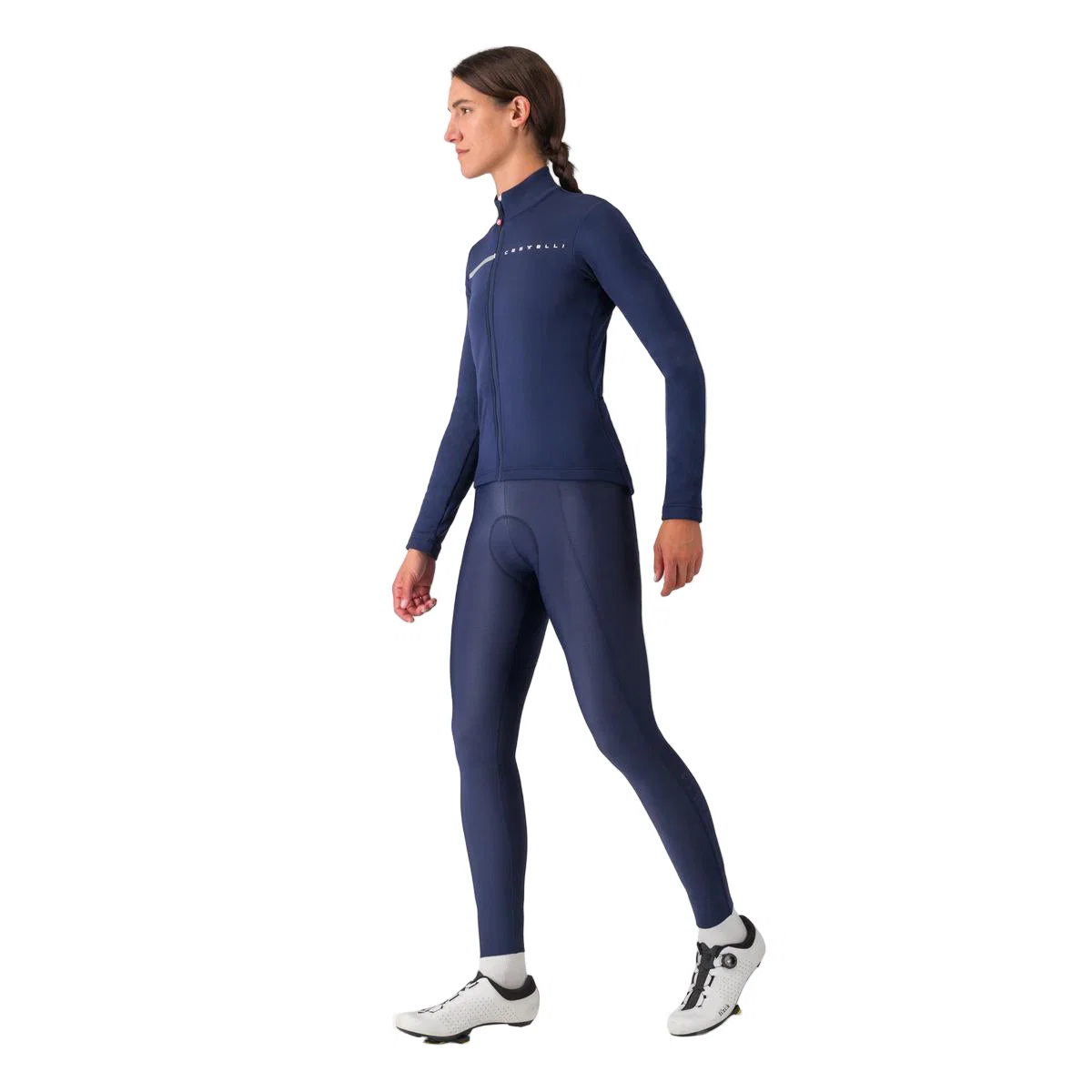 Rajstopy damskie CASTELLI ESPRESSO W DT Bibtights Blue - Image 4