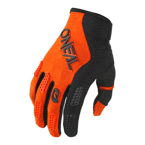 Rękawice juniorskie O'NEAL ELEMENT RACEWEAR czarny/pomarańczowy