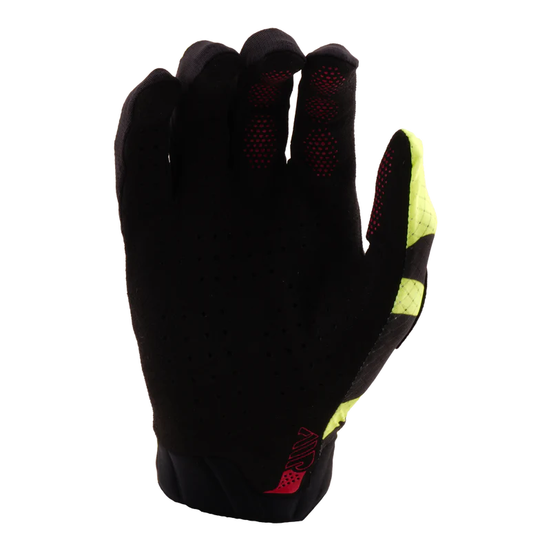 Rękawice juniorskie TROY LEE DESIGNS AIR CYCLOPS czarny/żółty - Image 2