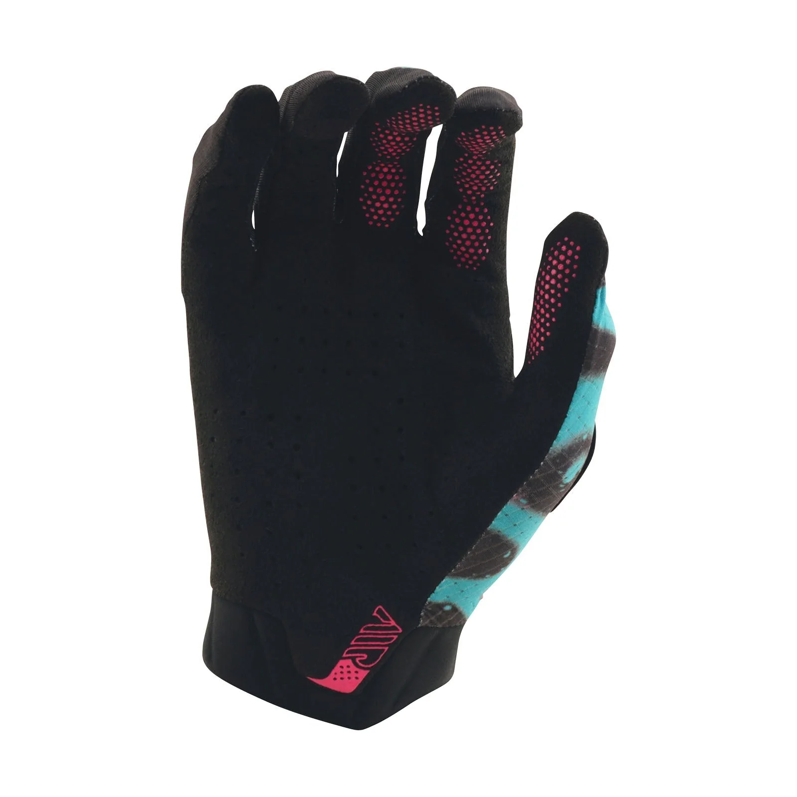 Rękawice TROY LEE DESIGNS AIR MEMBRANE czarny/niebieski/żółty - Image 2