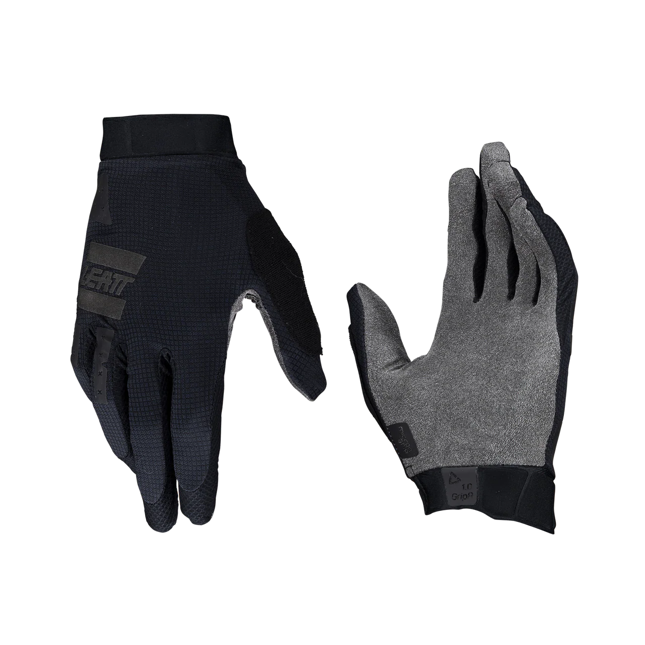 Rękawiczki LEATT MTB 1.0 GRIP R Stealth czarny/szary