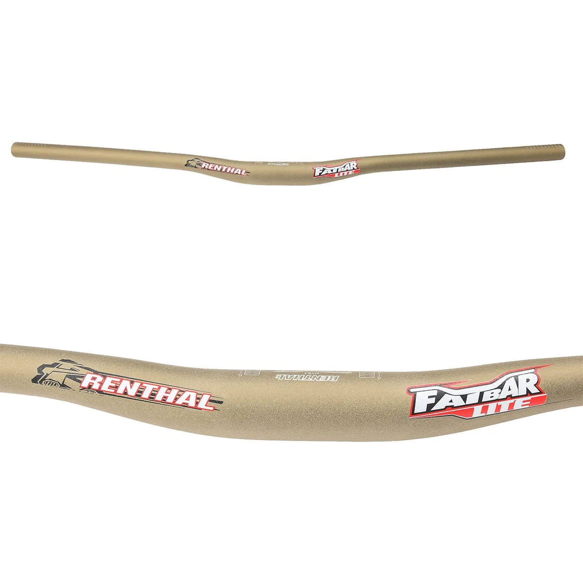 RENTHAL FATBAR LITE Rise 10mm 760mm Gold Hanger - Image 2