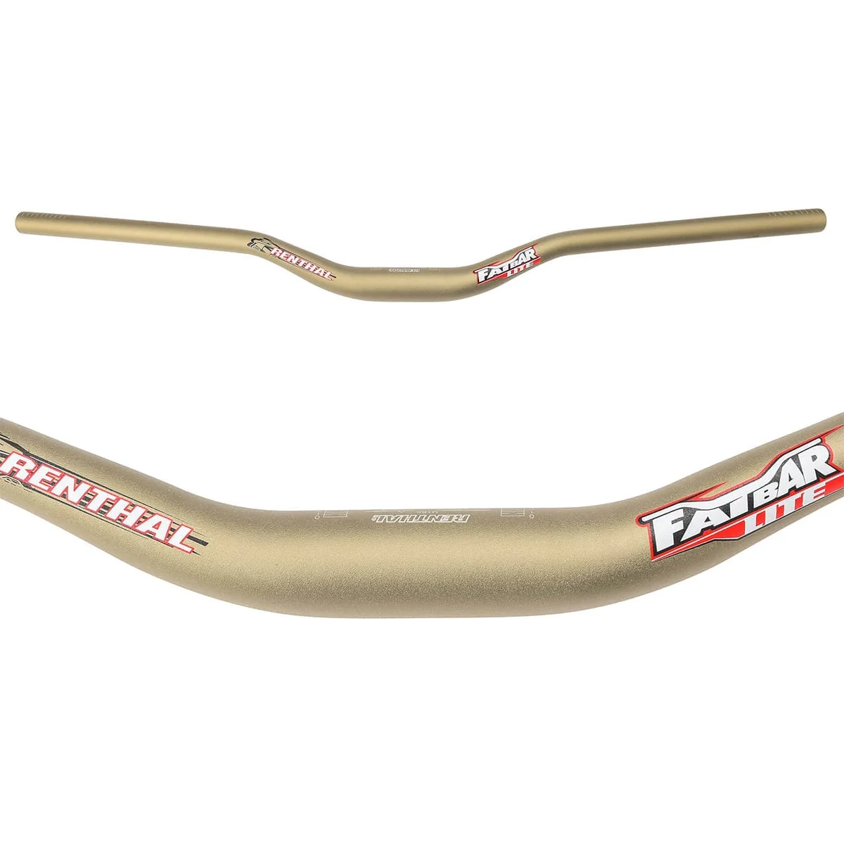 RENTHAL FATBAR LITE Rise 40mm 760mm Gold Hanger - Image 2