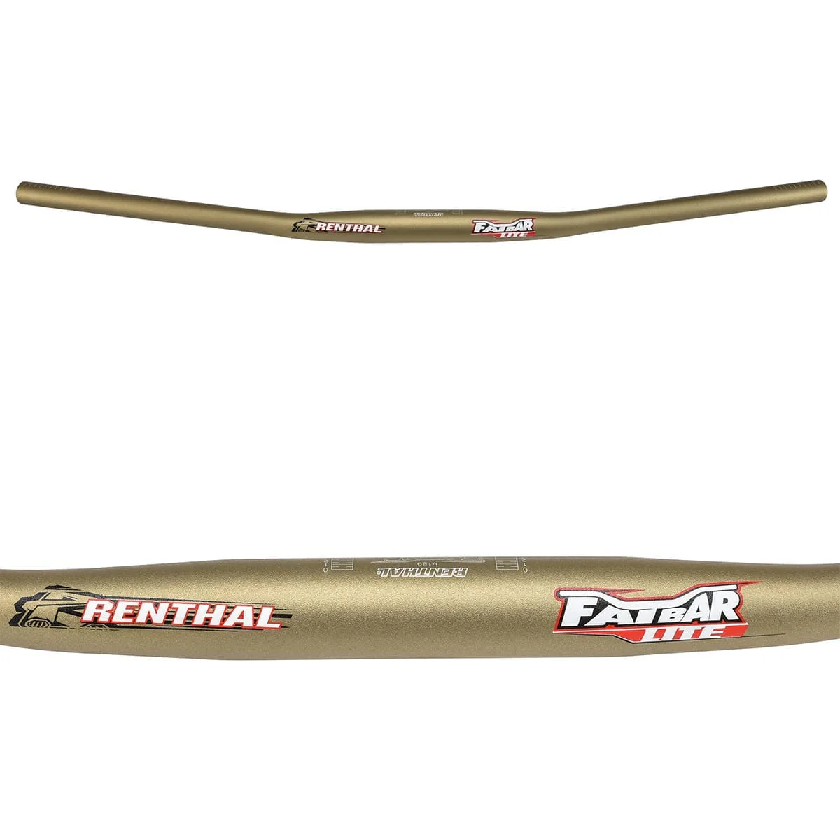 RENTHAL FATBAR LITE Rise Flat Hanger 780mm Gold - Image 2