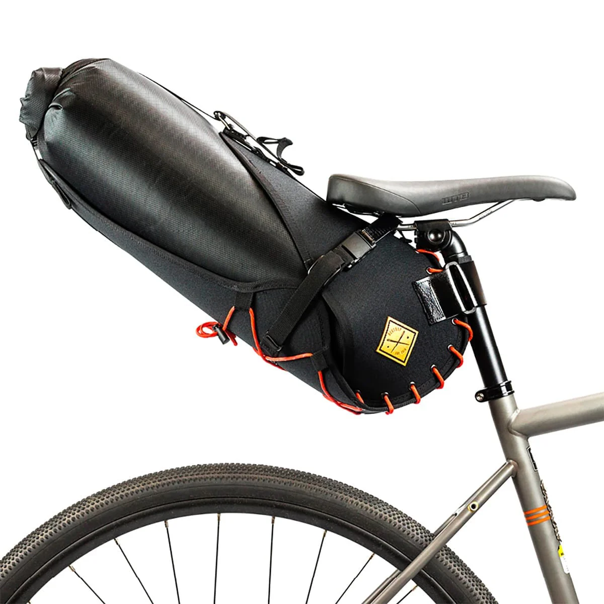 RESTRAP SADDLE BAG 14 L pomarańczowy + DRY BAG 14 L czarny