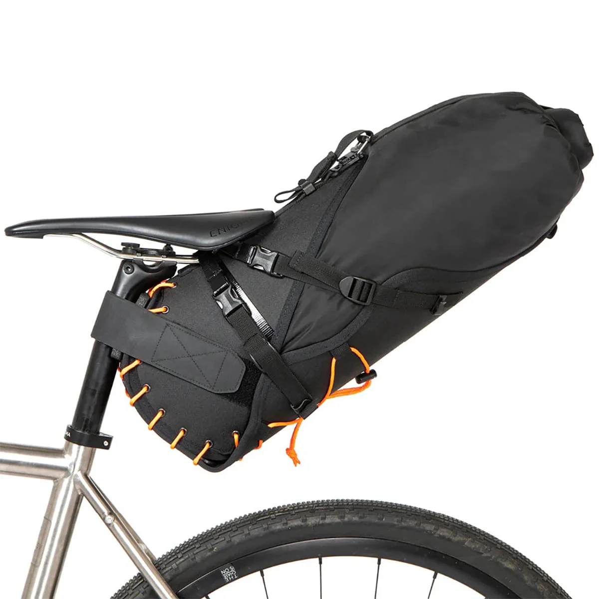 RESTRAP SADDLE BAG 18 L pomarańczowy + DRY BAG czarny - Image 5