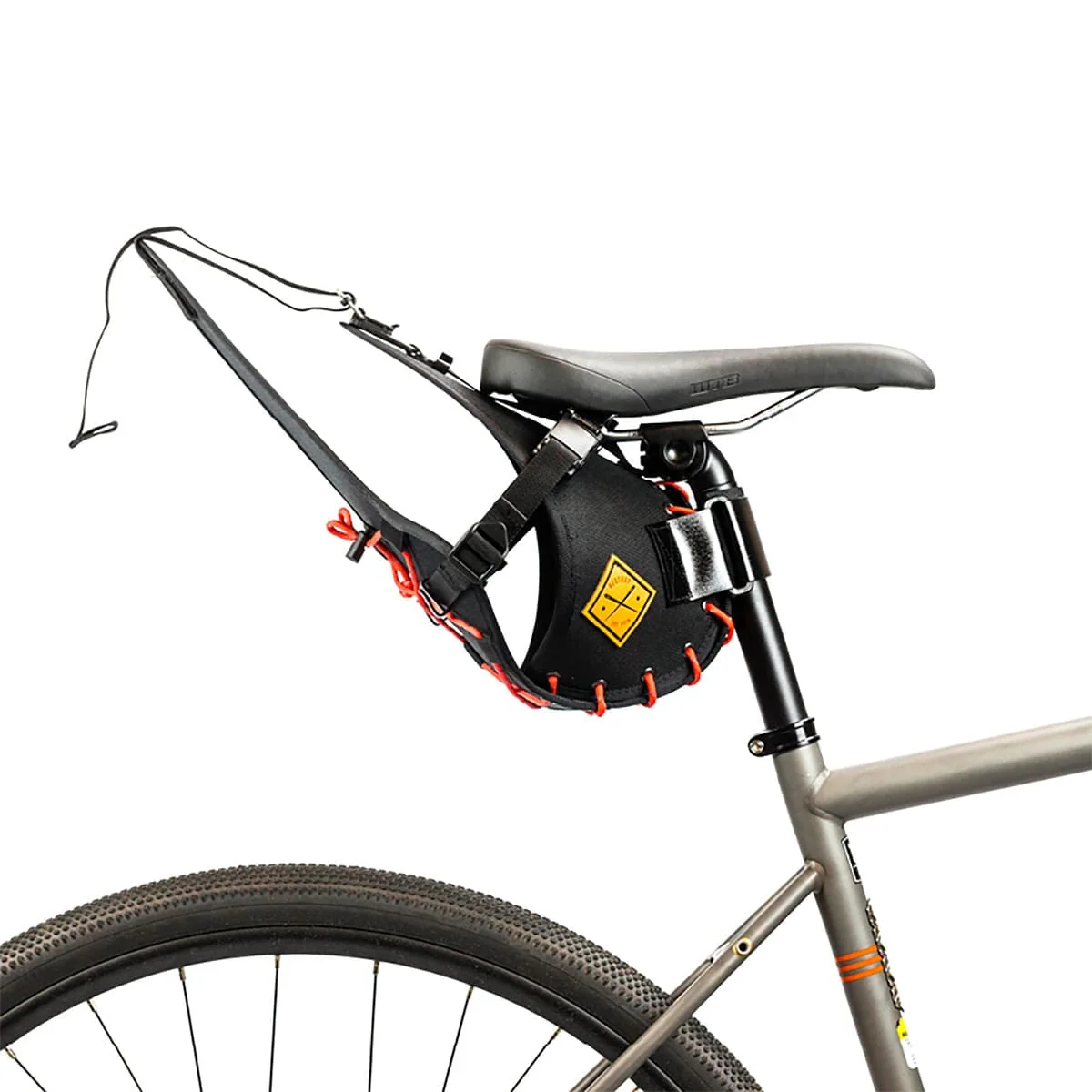 RESTRAP SADDLE BAG 8 L Orange + DRY BAG 8 L - Image 2