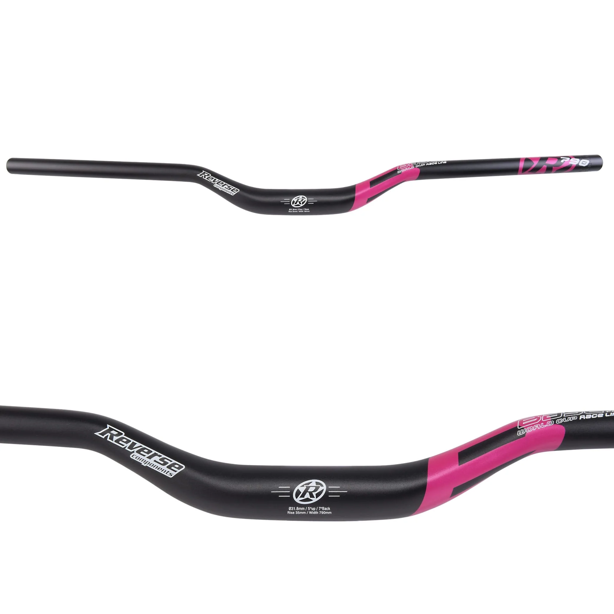 REVERSE COMPONENTS BASE Rise 35mm Hanger 790mm Black/Magenta - Image 2
