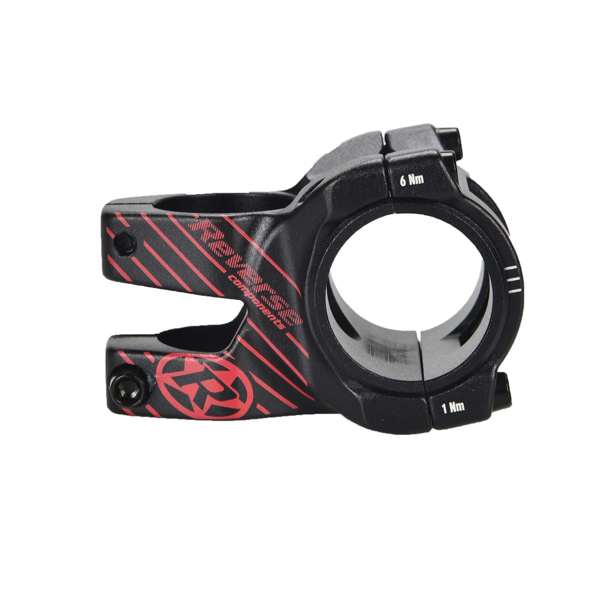 REVERSE COMPONENTS BLACK ONE D-2 Stem Black/Red - Image 4