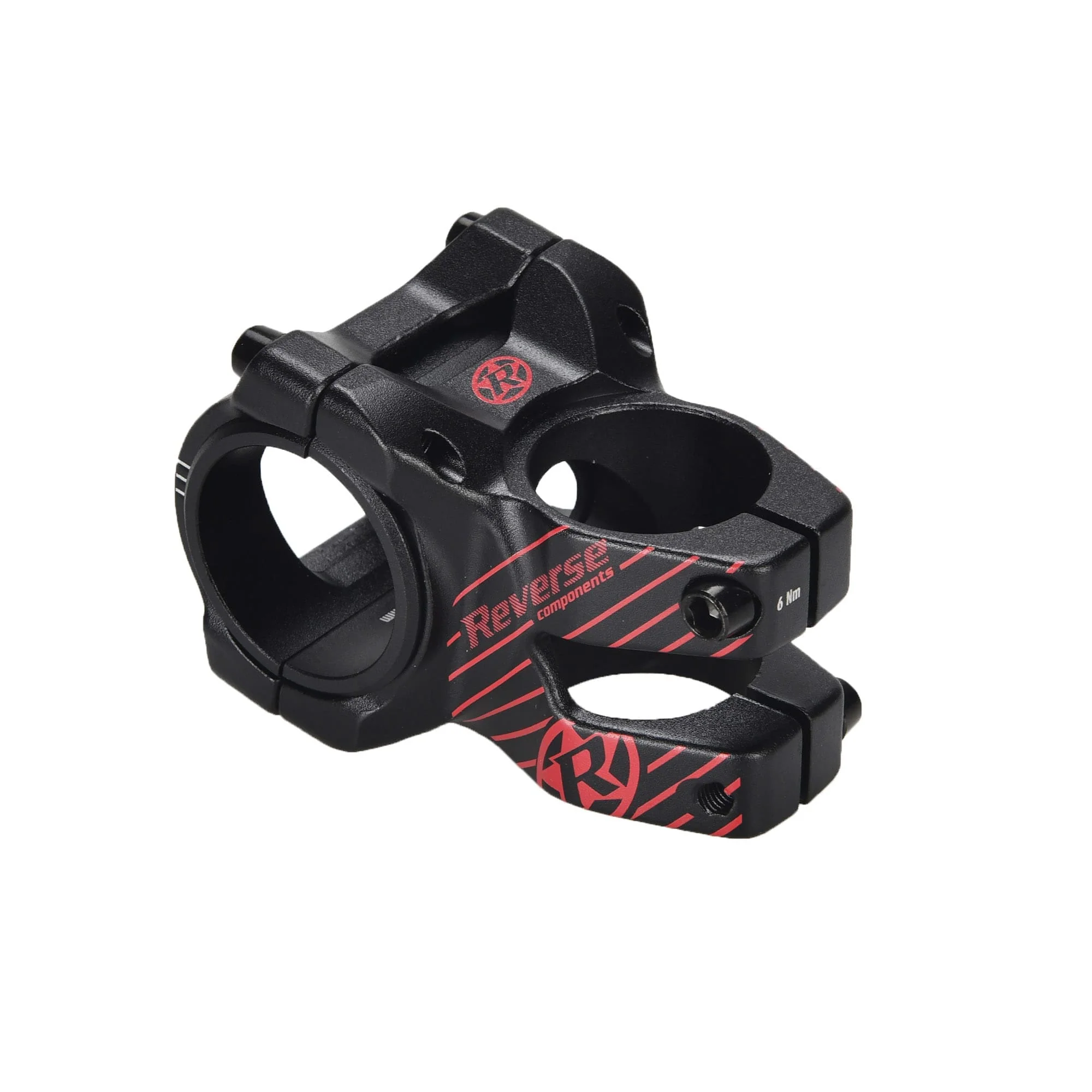 REVERSE COMPONENTS BLACK ONE D-2 Stem Black/Red - Image 5