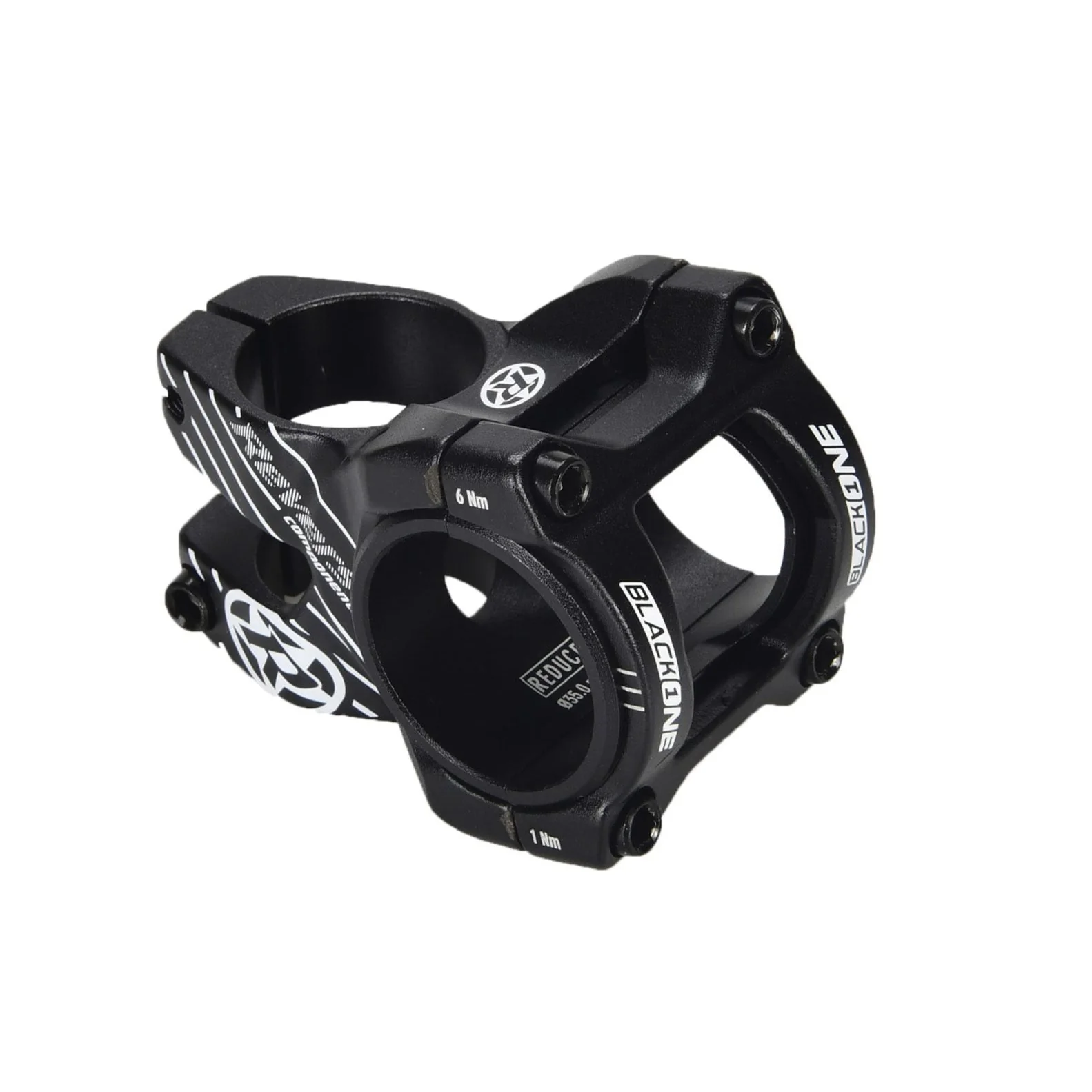 REVERSE COMPONENTS BLACK ONE D-2 Stem Black/White - Image 3