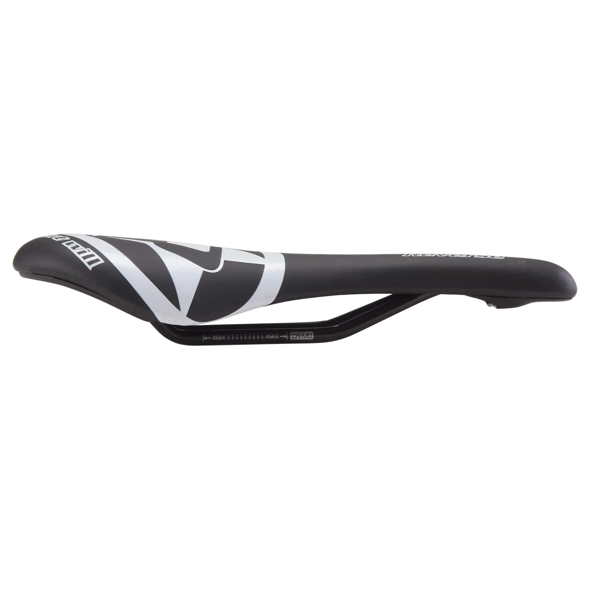 REVERSE COMPONENTS FORT WILL STYLE Rails CrMo Saddle Black/White - Image 3