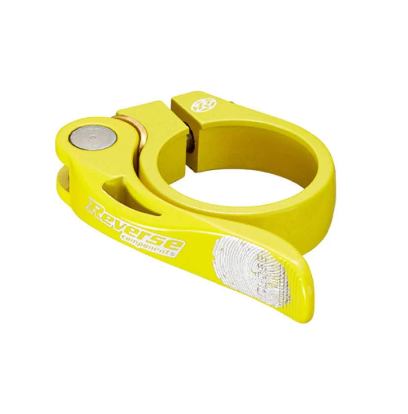 REVERSE COMPONENTS LONG LIFE Zacisk siodełka Quick Release Fluo Yellow