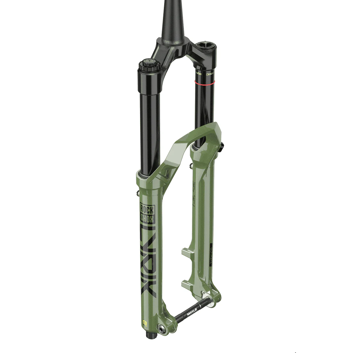 ROCKSHOX LYRIK ULTIMATE CHARGER 3 RC2 27.5 DebonAir Oś widelca stożkowego 15x110 mm Boost Green - Image 2