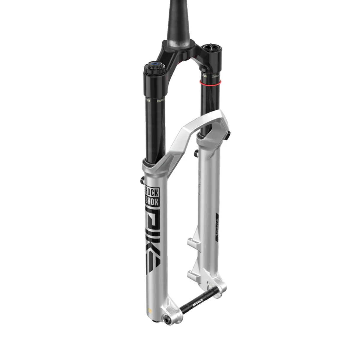 ROCKSHOX PIKE ULTIMATE CHARGER 3.1 RC27,5" DEBONAIR+ Stożkowa oś widelca 15x110mm Boost Silver - Image 2