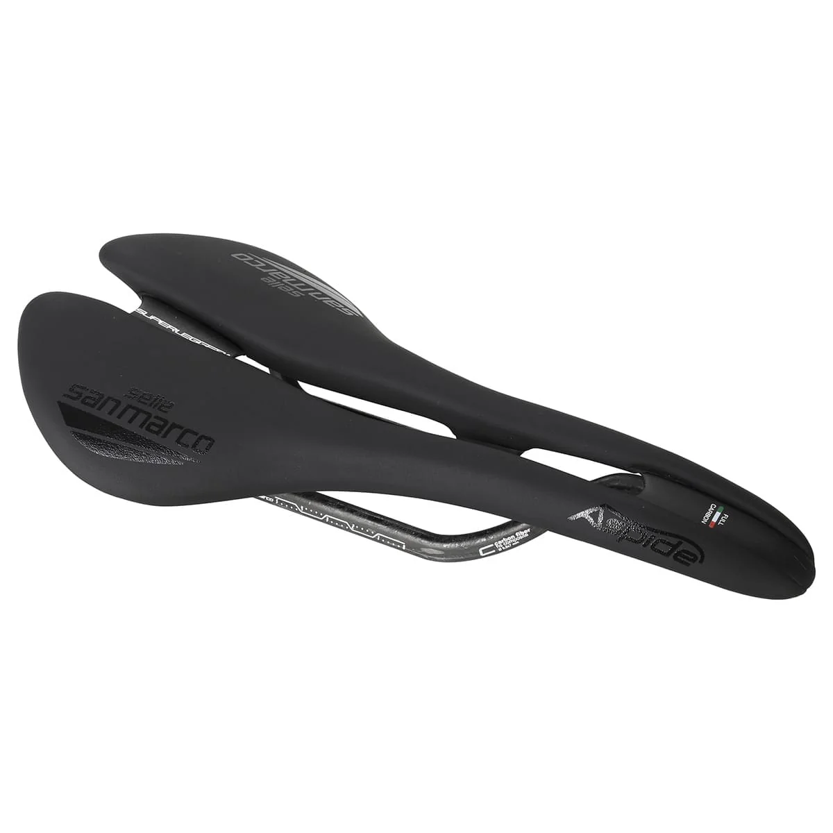 SADDLE SAN MARCO ASPIDE SUPERLEGGERA OPEN FIT NARROW Carbon Rails
