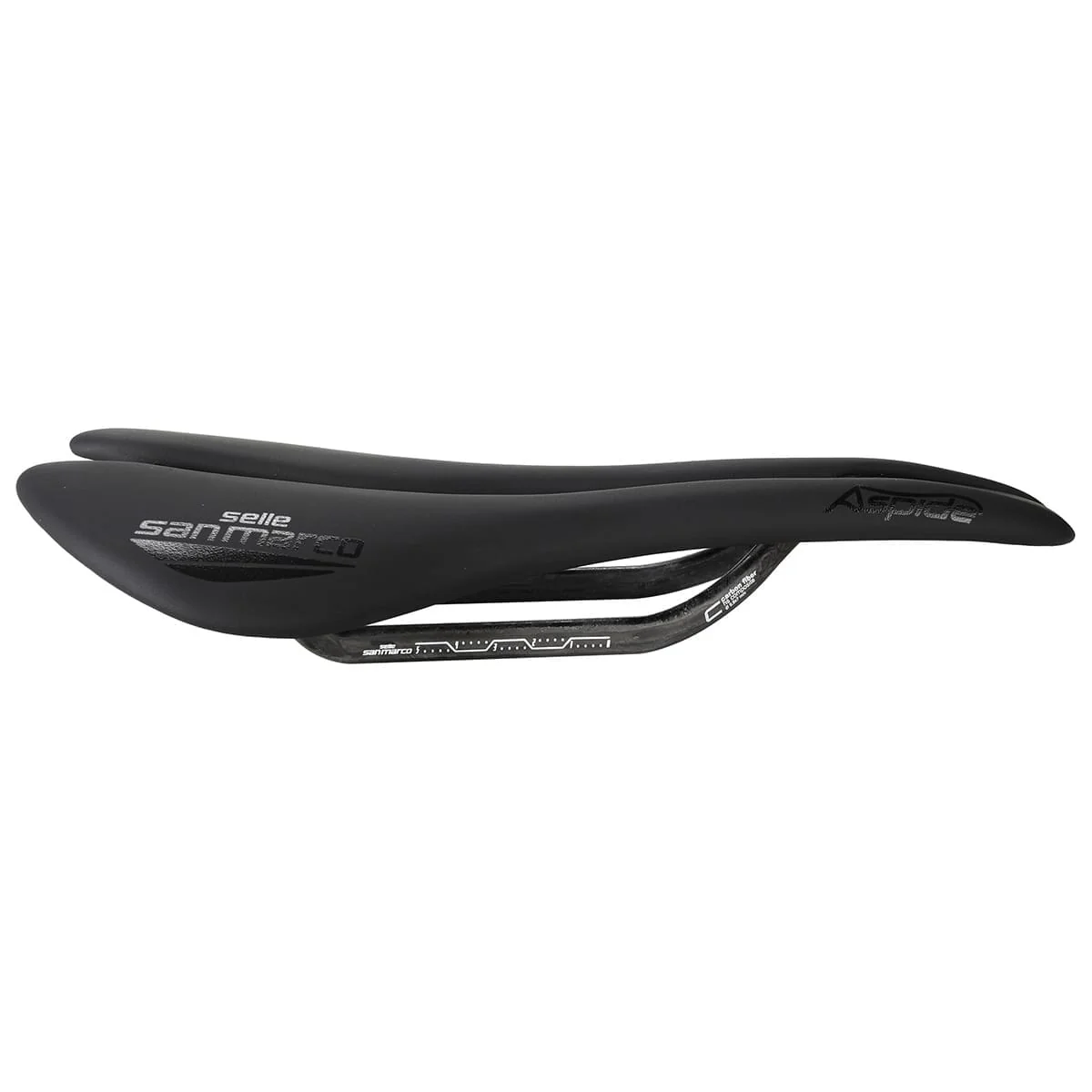 SADDLE SAN MARCO ASPIDE SUPERLEGGERA OPEN FIT NARROW Carbon Rails - Image 2