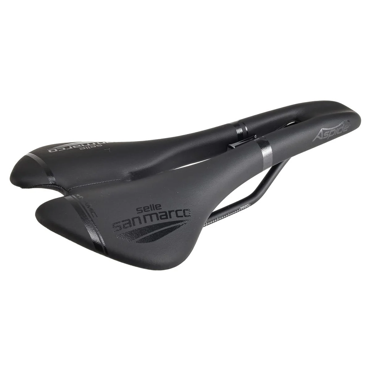 SAN MARCO ASPIDE DYNAMIC OPEN FIT WIDE Rails Siodełko Manganese Black - Image 4