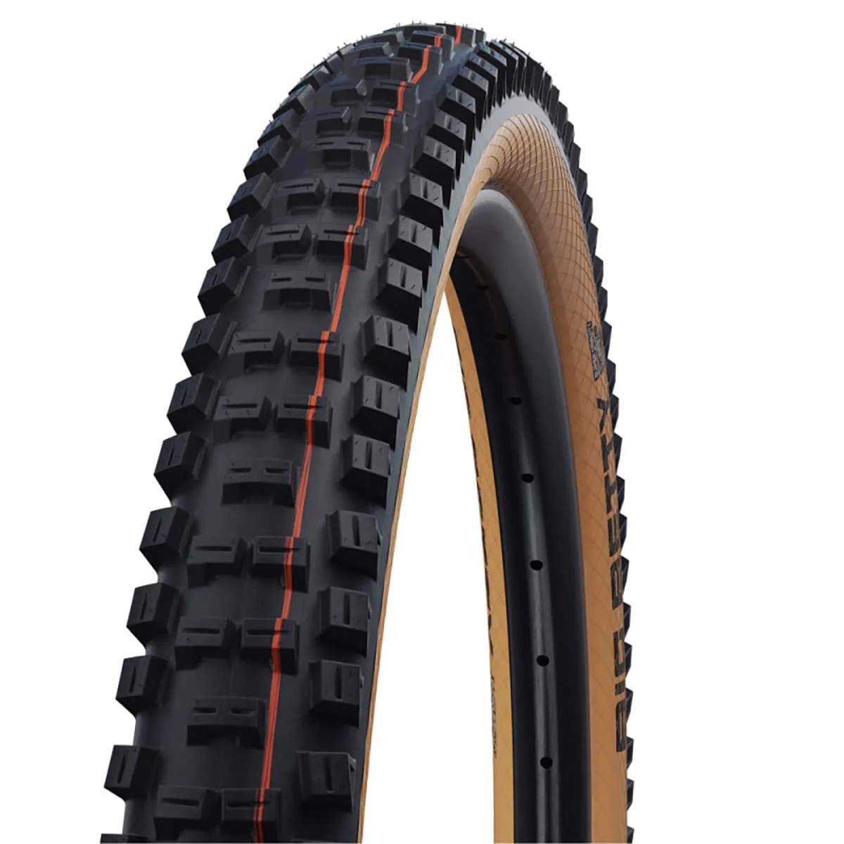 SCHWALBE BIG BETTY 29x2.40 ADDIX SOFT SUPERGRAVITY Opona bezdętkowa, miękka, czarna/brązowa