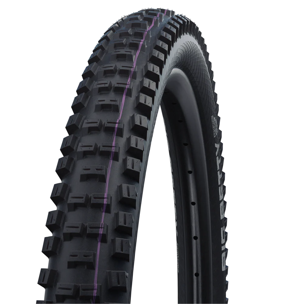 SCHWALBE BIG BETTY 29x2.40 ADDIX ULTRASOFT SUPERDOWNHILL Opona bezdętkowa, miękka, czarna