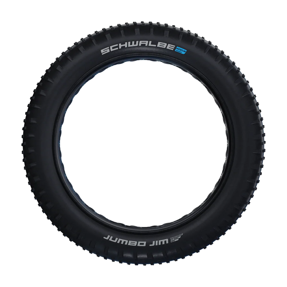 SCHWALBE JUMBO JIM 26x4.80 ADDIX SPEEDGRIP SUPERGROUND Opona bezdętkowa, miękka, czarna - Image 2