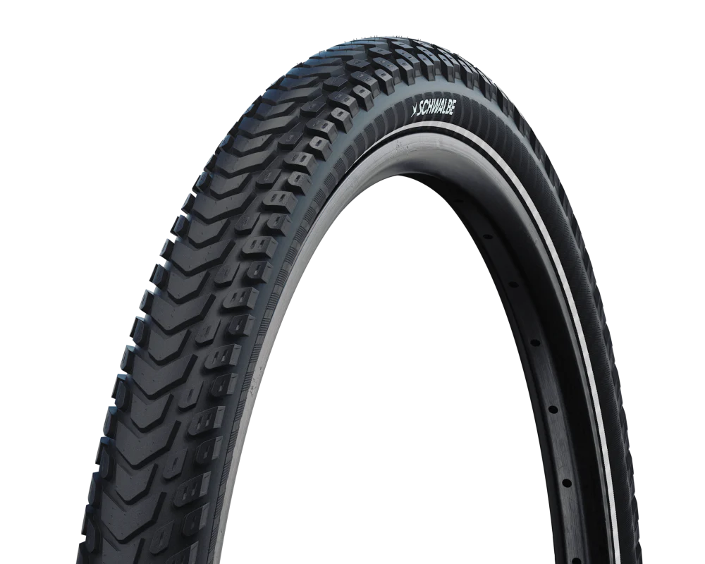 SCHWALBE MARATHON MONDIAL 650x57 ADDIX V-Guard Reflex TubeType Miękka opona czarna