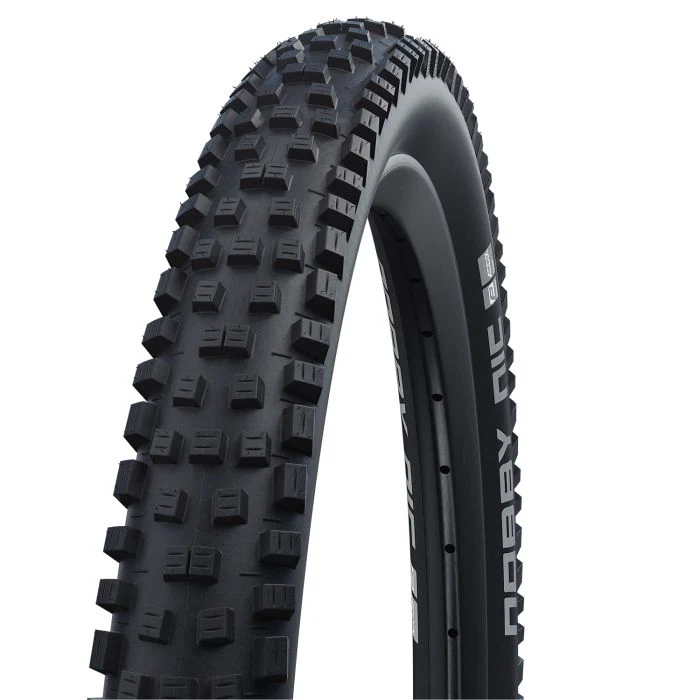 SCHWALBE NOBBY NIC 29x2.40 ADDIX DD RaceGuard Tubeless Ready Miękka opona w kolorze czarnym
