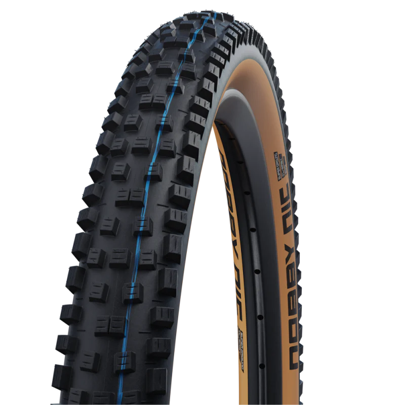 SCHWALBE NOBBY NIC 29x2.40 ADDIX SPEEDGRIP SUPERRACE opona bezdętkowa miękka czarna/brązowa