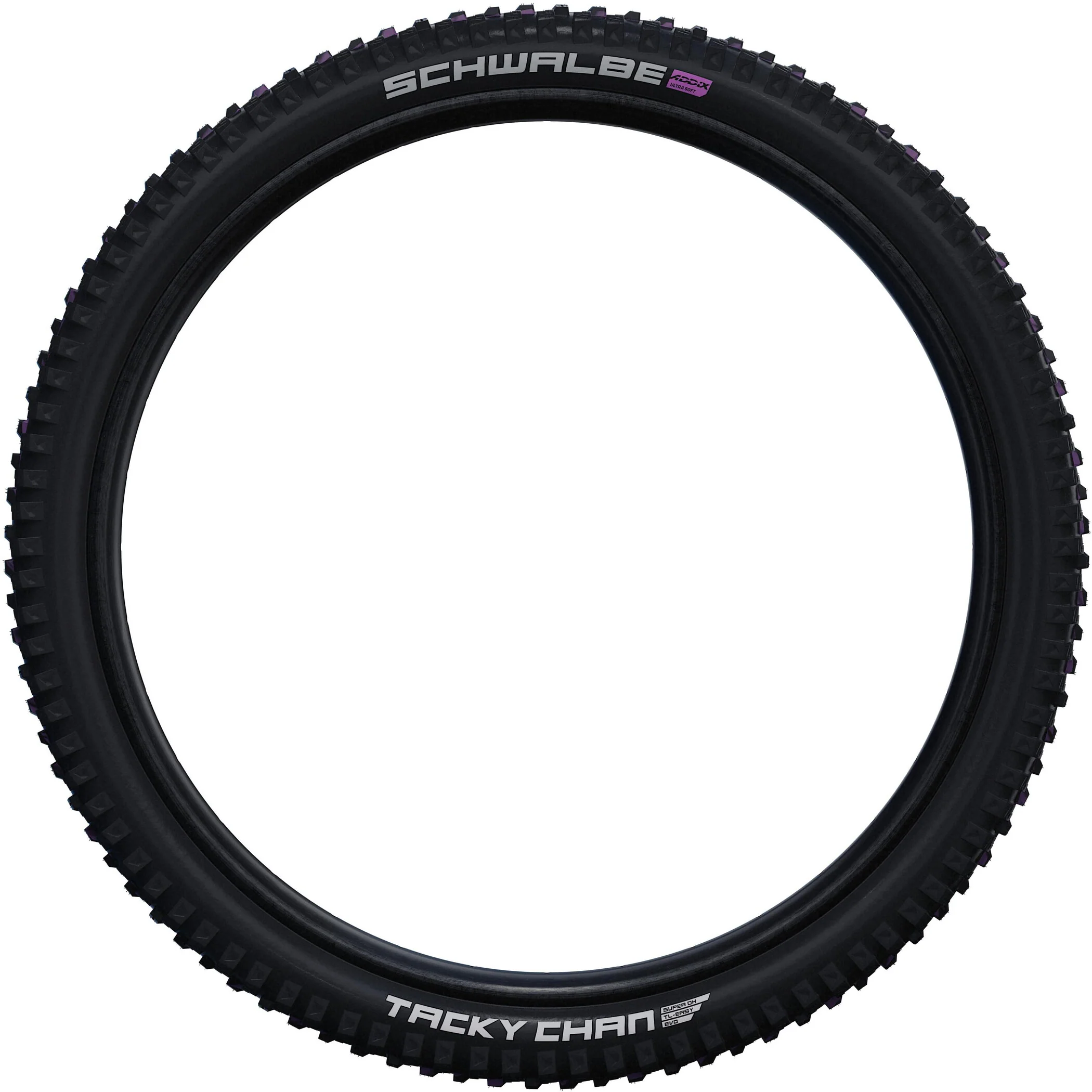 SCHWALBE TACKY CHAN 29x2.40 ADDIX ULTRASOFT SUPERDOWNHILL Opona bezdętkowa, miękka, czarna - Image 3