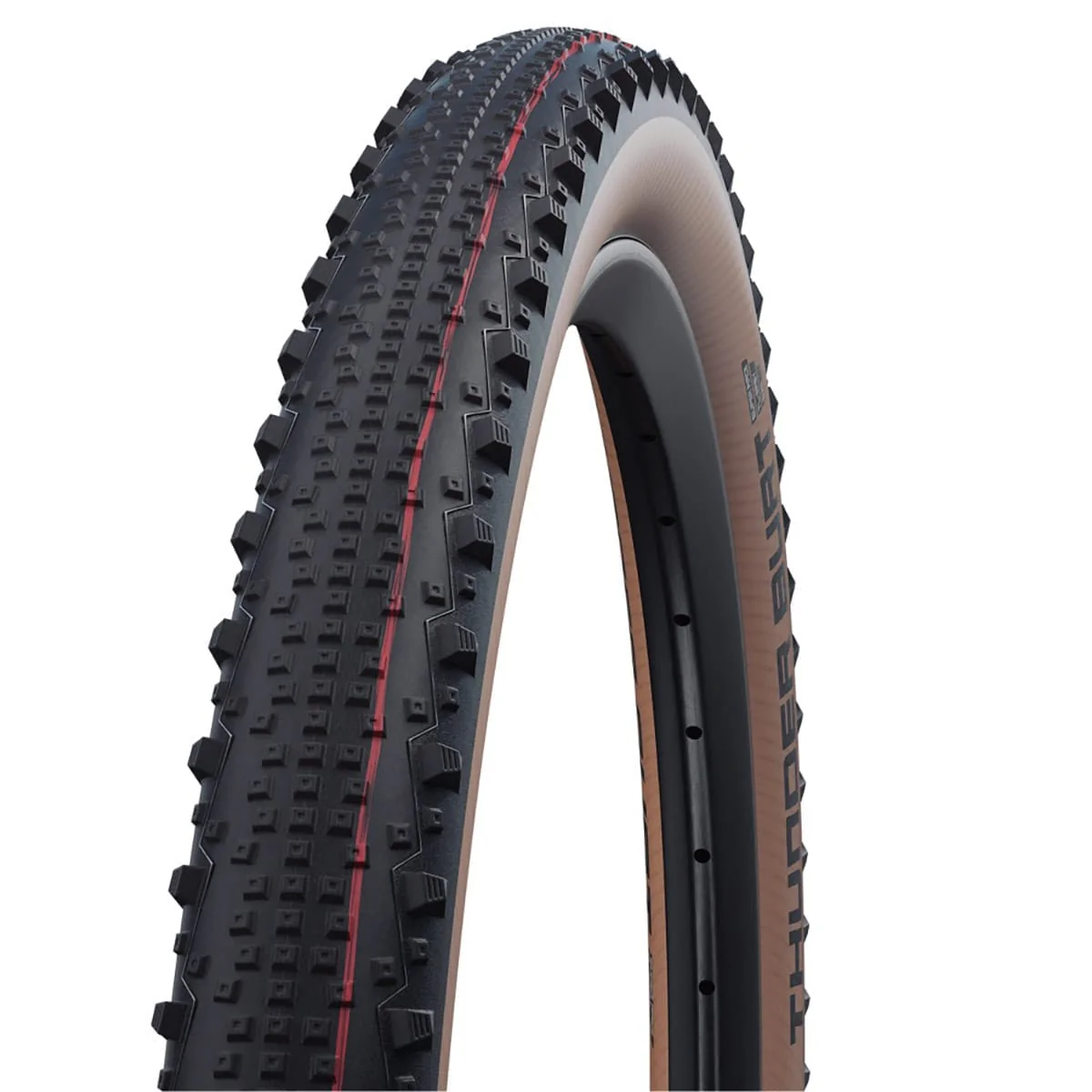 SCHWALBE THUNDER BURT 29x2.10 ADDIX SPEED SUPERRACE Tubeless Ready Miękka opona czarna/brązowa
