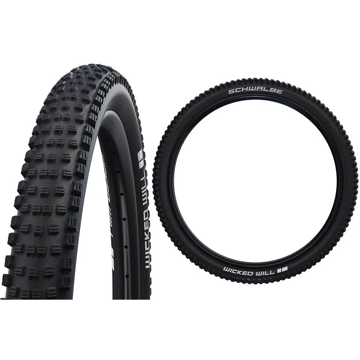 SCHWALBE WICKED WILL 29x2.25 ADDIX PERFORMANCE TwinSkin Tubeless Ready Miękka opona w kolorze czarnym