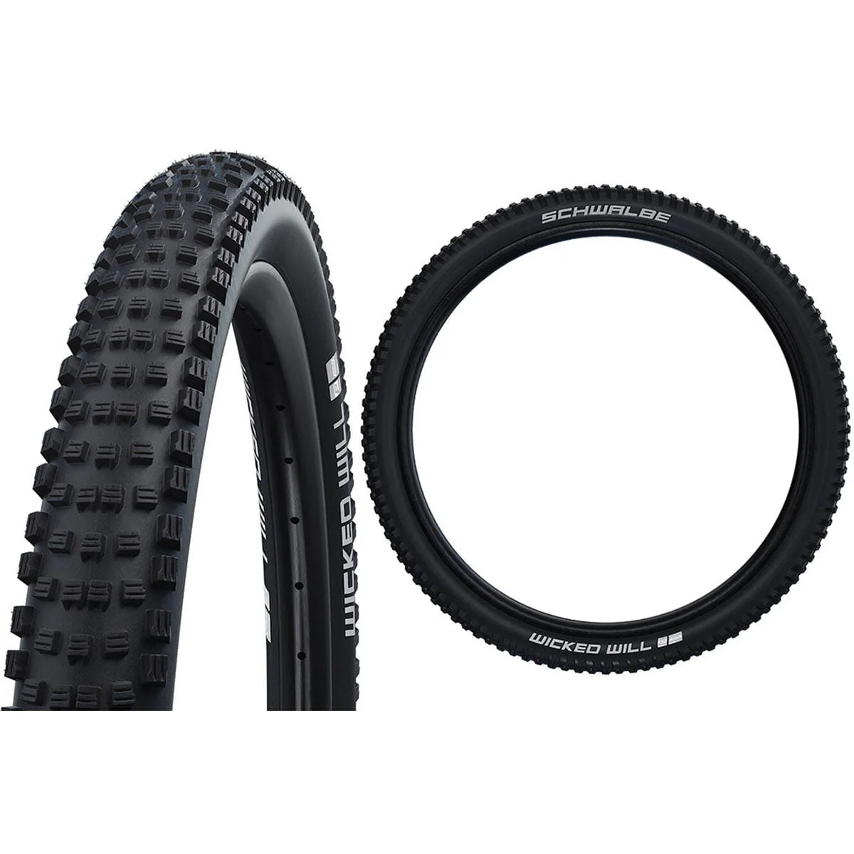 SCHWALBE WICKED WILL 29x2.40 ADDIX PERFORMANCE TwinSkin Tubeless Ready Miękka opona w kolorze czarnym