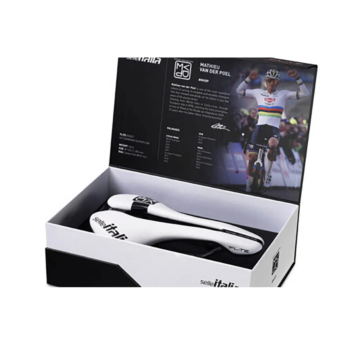 SELLE ITALIA FLITE BOOST SUPERFLOW L Carbon Rails - Mathieu VAN DER POEL Special Edition - Image 3