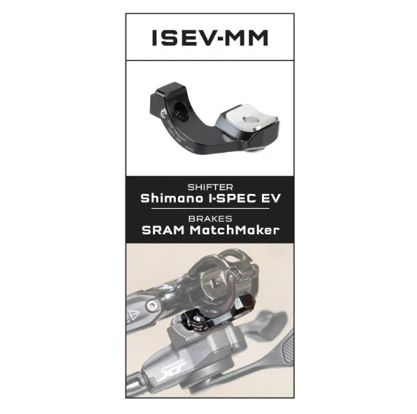 Adapter montażowy WOLF TOOTH ShiftMount ISEV-MM iShimano I-SPEC EV Shifter > hamulec SRAM MatchMaker X - Image 2