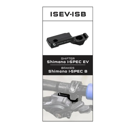 Adapter montażowy WOLF TOOTH ShiftMount ISEV-ISB Shimano I-SPEC EV Shifter > Shimano I-SPEC B Brake - Image 2