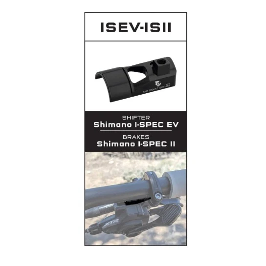 Adapter montażowy WOLF TOOTH ShiftMount ISEV-ISII Shimano I-SPEC EV Shifter > Shimano I-SPEC II Brake - Image 2