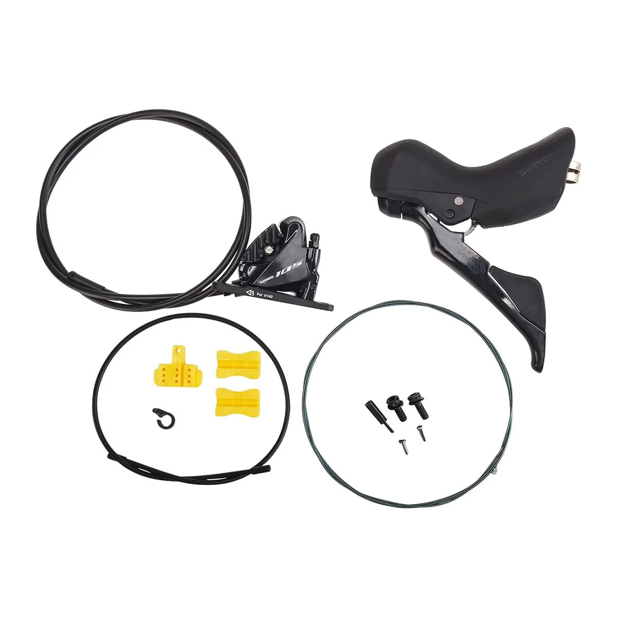 SHIMANO 105 R7020 Podwójne mocowanie płaskie bez lewej dźwigni i zacisku przedniego