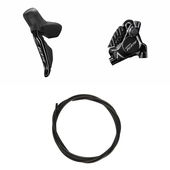 SHIMANO 105 R7170 Podwójny płaski montaż bez lewej dźwigni i zacisku przedniego