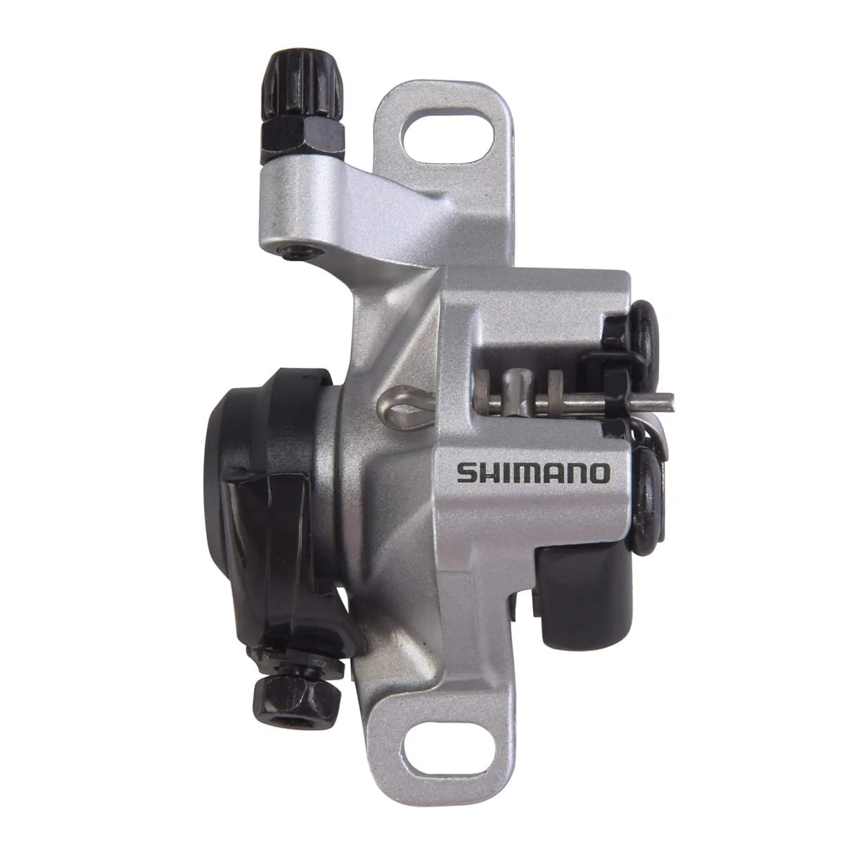 SHIMANO ALIVIO BR-M375 Srebrny zacisk hamulca tarczowego z linką przód/tył - Image 3