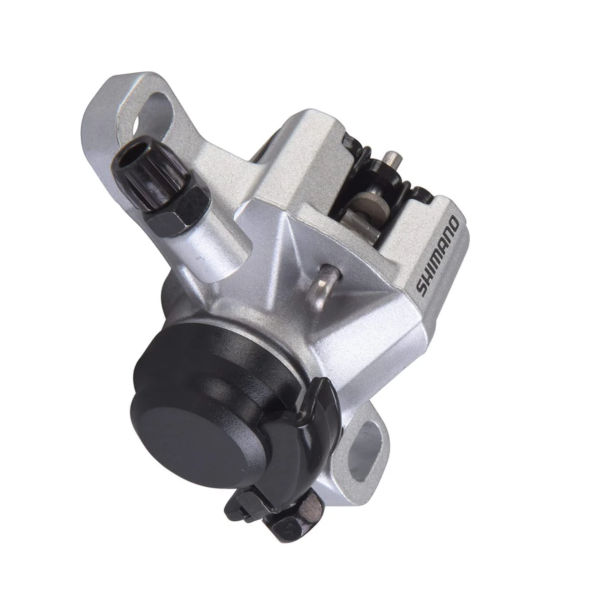 SHIMANO ALIVIO BR-M375 Srebrny zacisk hamulca tarczowego z linką przód/tył - Image 5