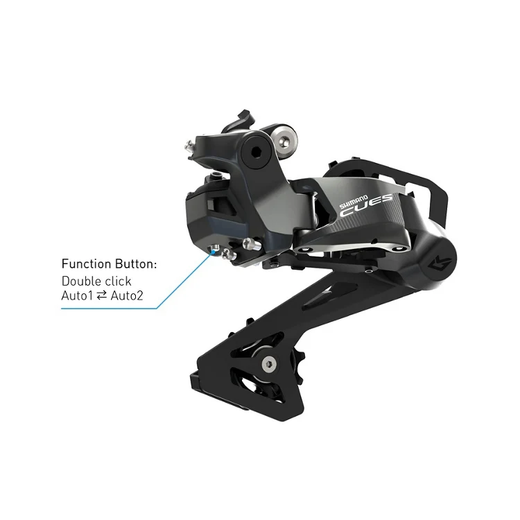 Przerzutka tylna SHIMANO CUES Di2 RD-U6050-GS Linkglide 10 Speed E-Bike ze średnim koszykiem - Image 5