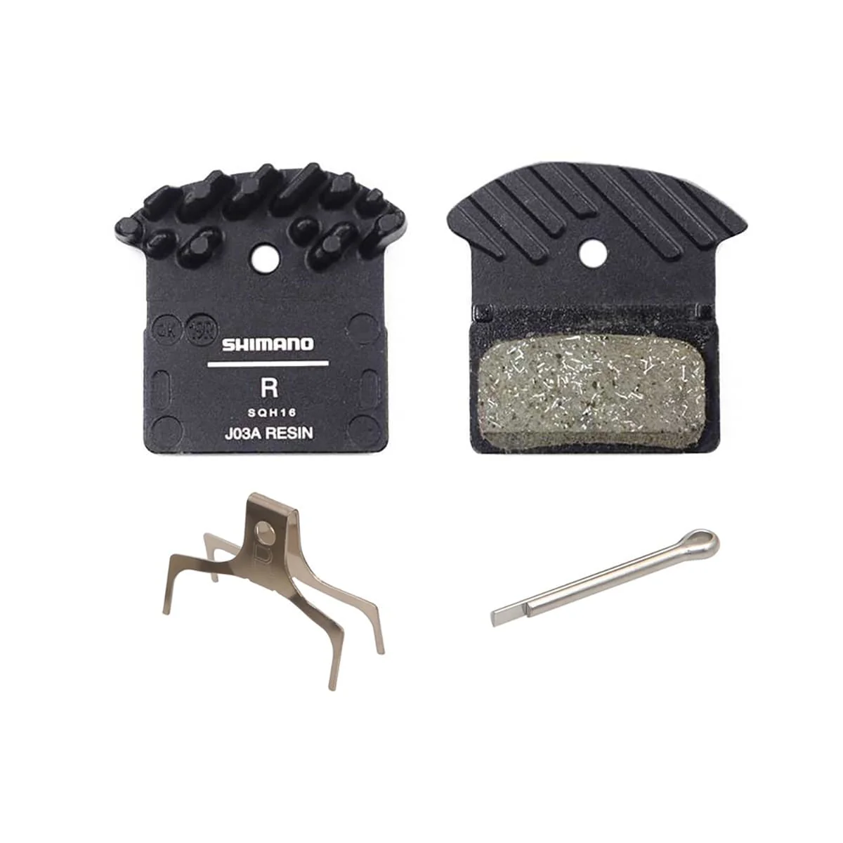 SHIMANO J03A 2-tłoczkowe organiczne klocki hamulcowe XTR / XT / SLX / DEORE wentylowane
