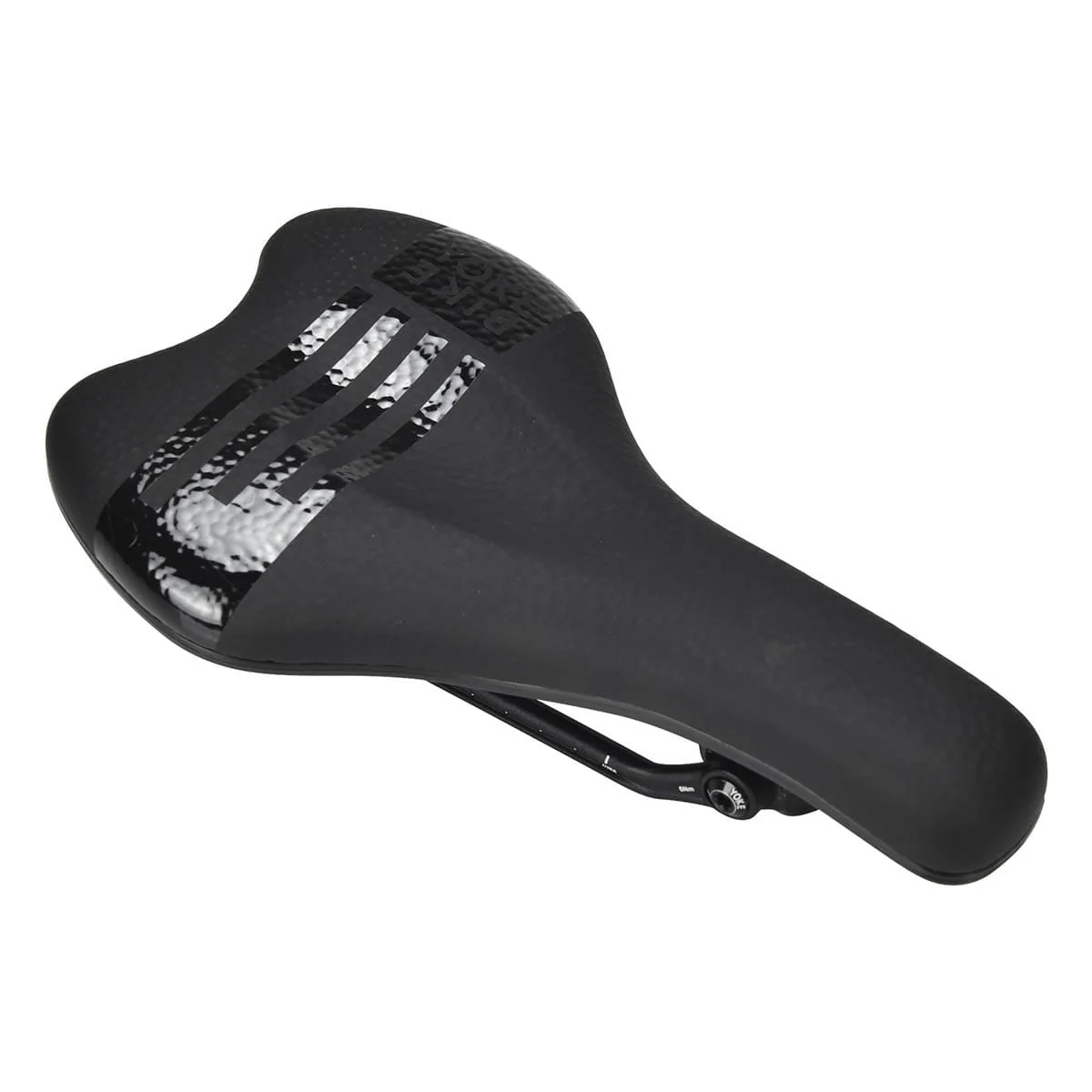 Siodełko BIKEYOKE SAGMA 130mm aluminiowe szyny czarne