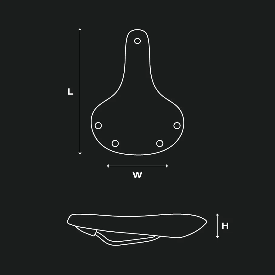 Siodełko BROOKS CAMBIUM C67 czarne - Image 7