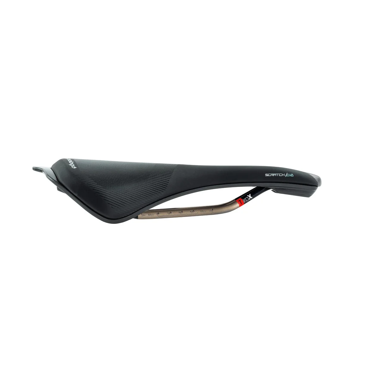 Siodełko damskie PROLOGO SCRATCH EVA 140 mm szerokie szyny Tirox czarne - Image 2