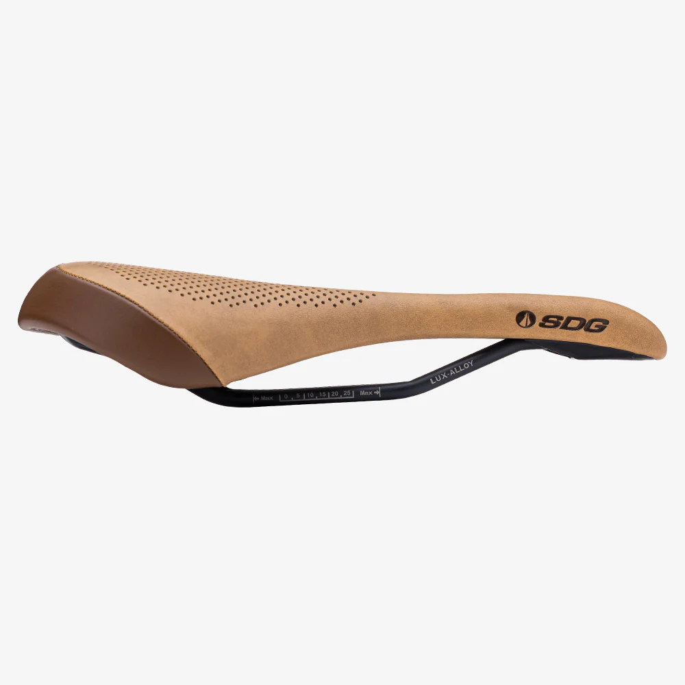 Siodełko damskie SDG ALLURE V2 Rails Lux-Alloy Brown - Image 3