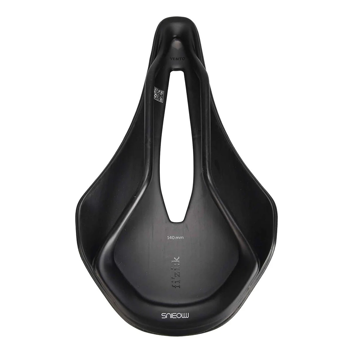 Siodełko FIZIK VENTO ARGO 00 140 mm z karbonowymi szynami Mobius Black - Image 5