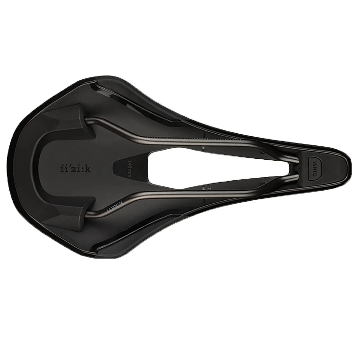 Siodełko FIZIK VENTO ARGO R3 140 mm z szynami Kium czarne - Image 5